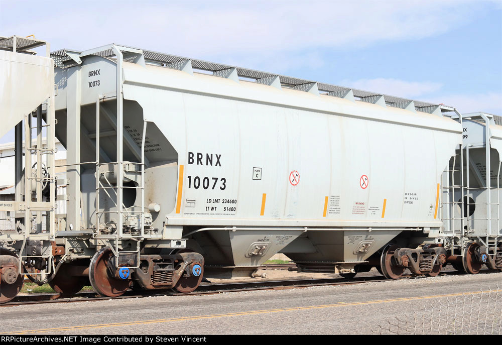 Boral CM Services covered hopper BRNX #10073